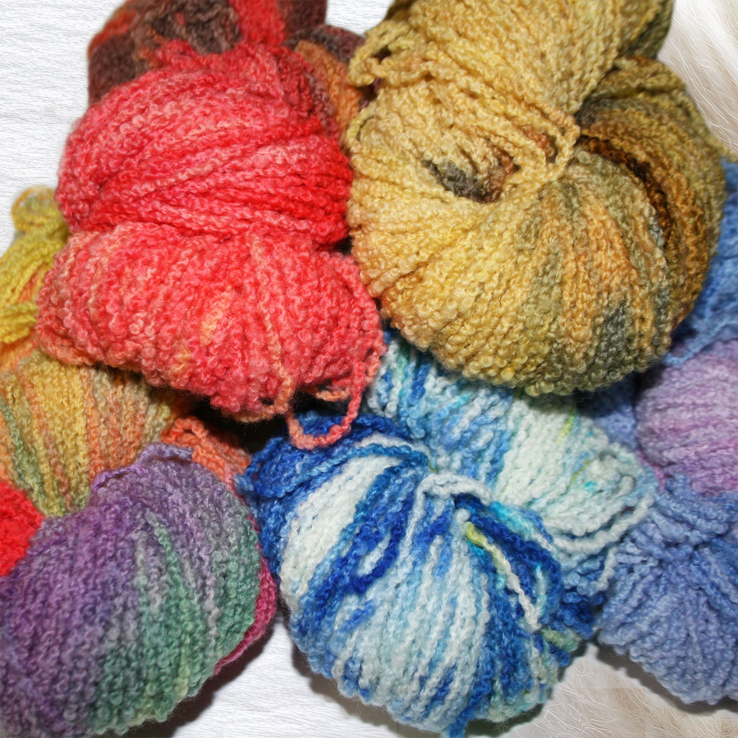 Nundle Hand Dyed Merino Boucle