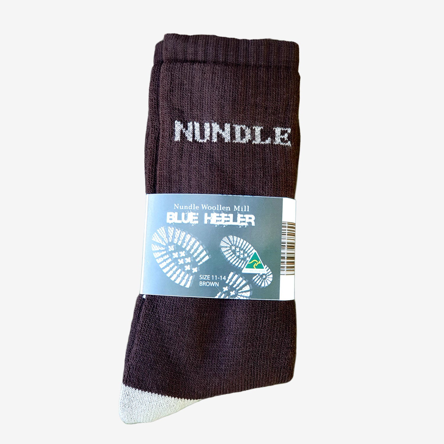 Nundle Socks Brown