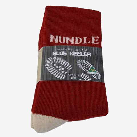 Nundle Socks Red