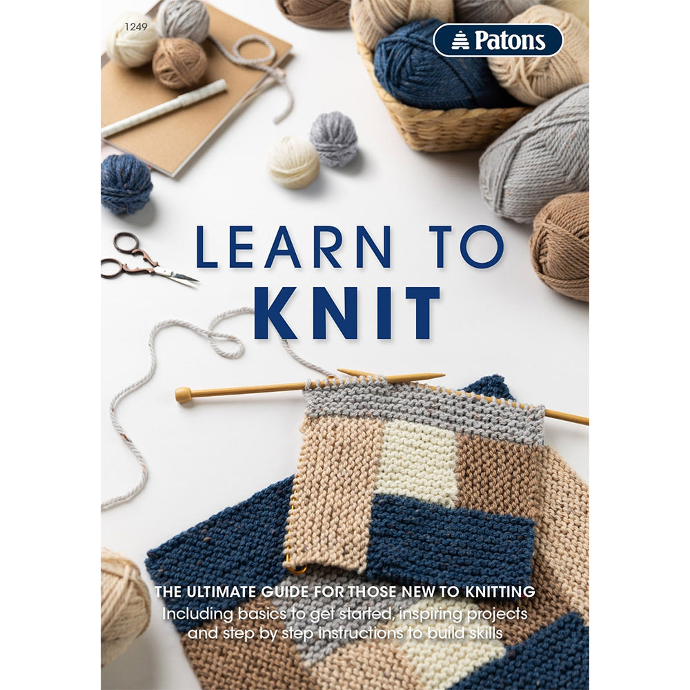 Patons Learn to Knit Book 1249 New Edition