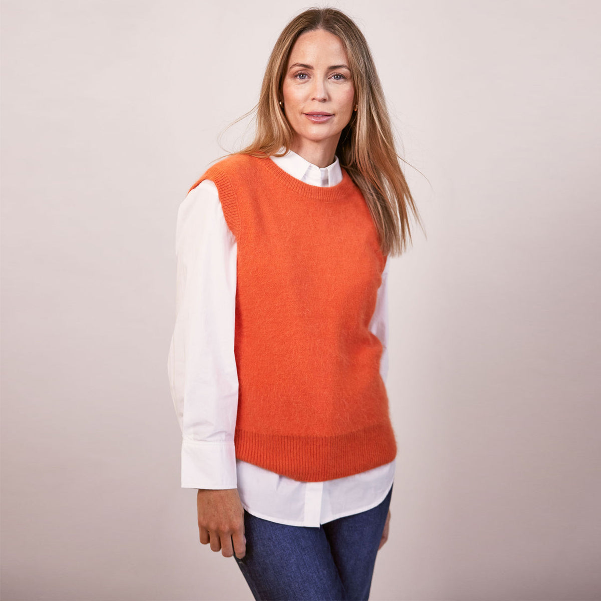 See Saw Angora Blend Vest