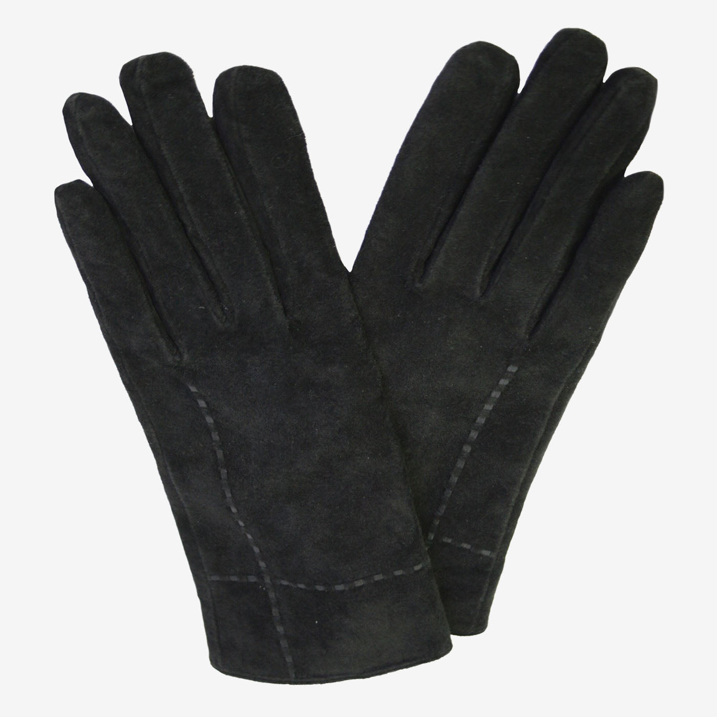 Sheer Bliss Suede Gloves black