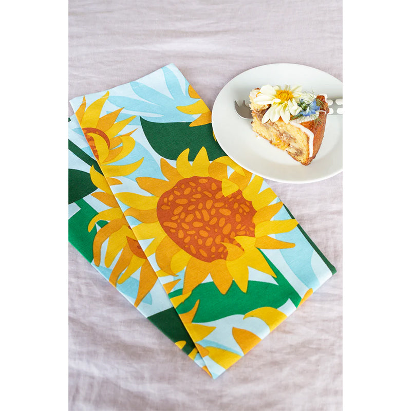 Tea Towel Sunflowers