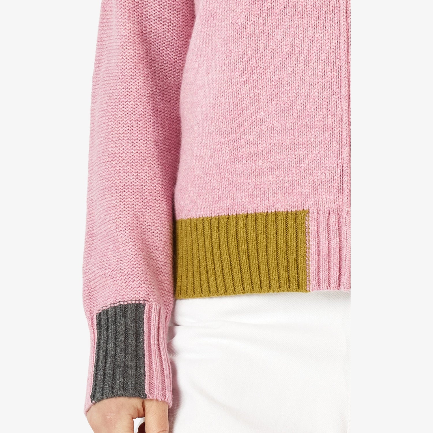 Z&P Colour Block Trim Jumper parfait