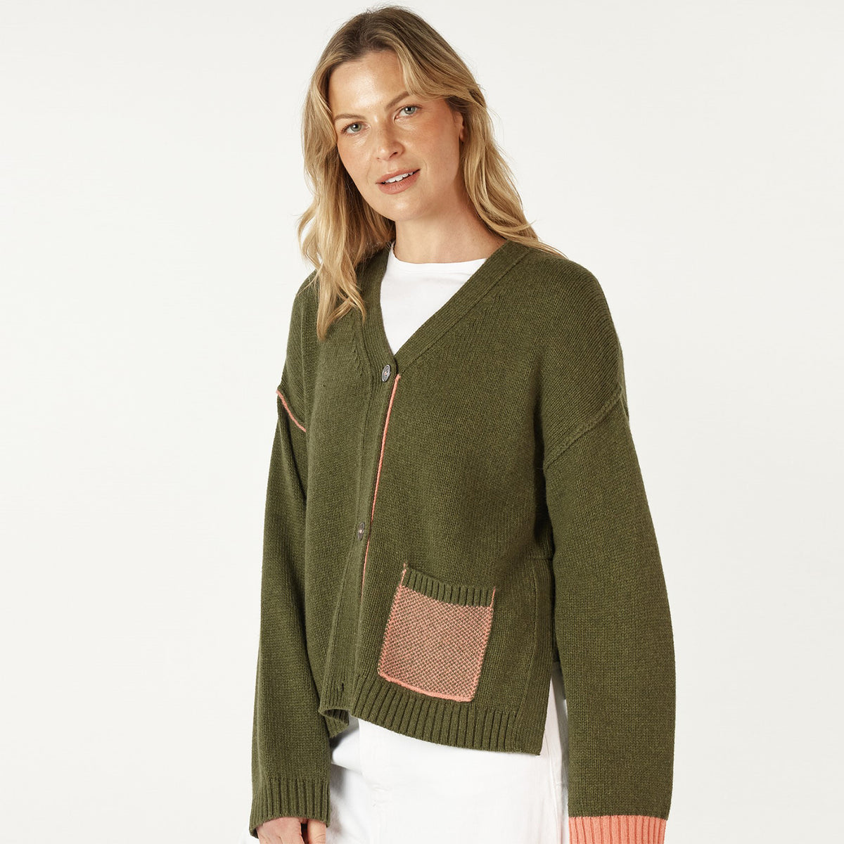 Z&P Birdseye Pocket Cardigan