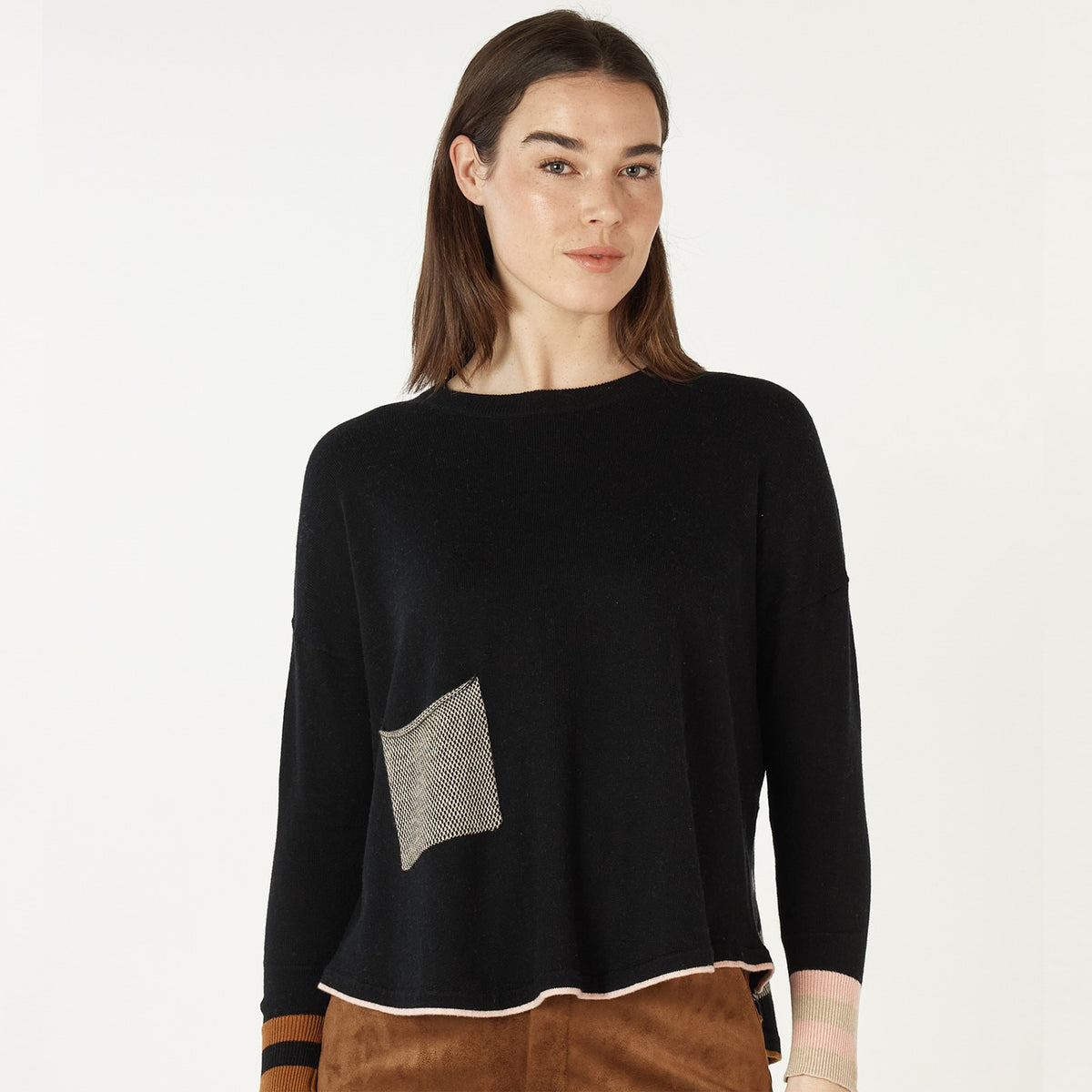 Z&P Birdseye Trim Jumper black