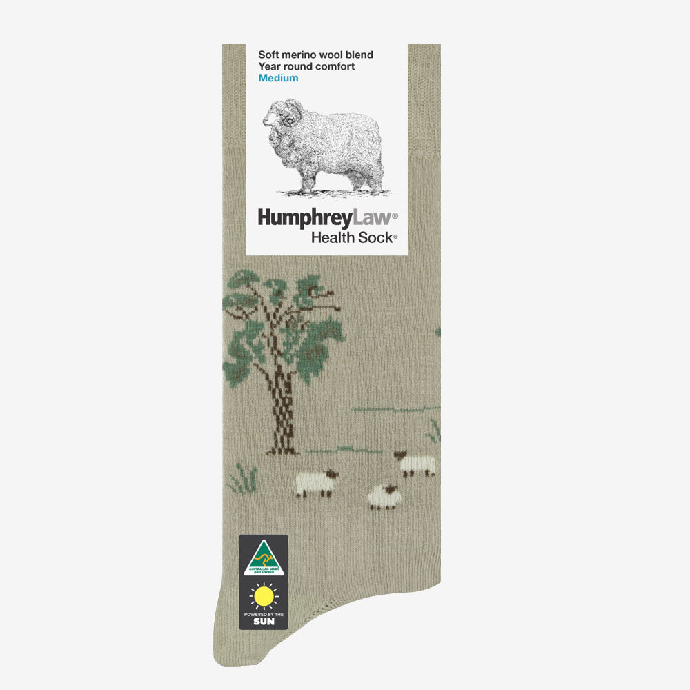 Humphrey Law Health Sock - Tourist Patterns