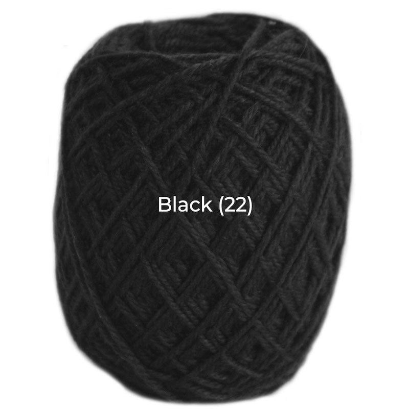 Nundle Collection 4 Ply Sock Yarn - black