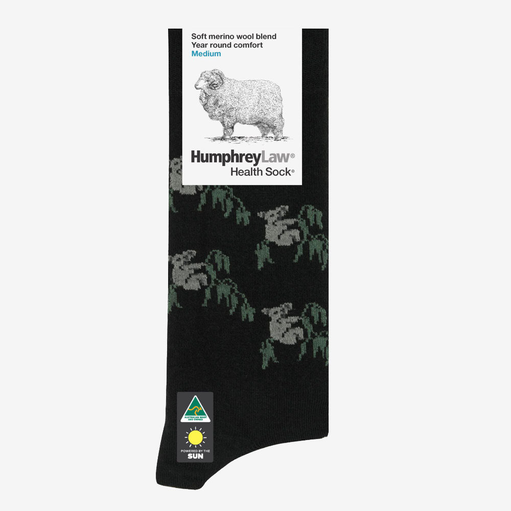 Humphrey Law Health Sock - Tourist Patterns