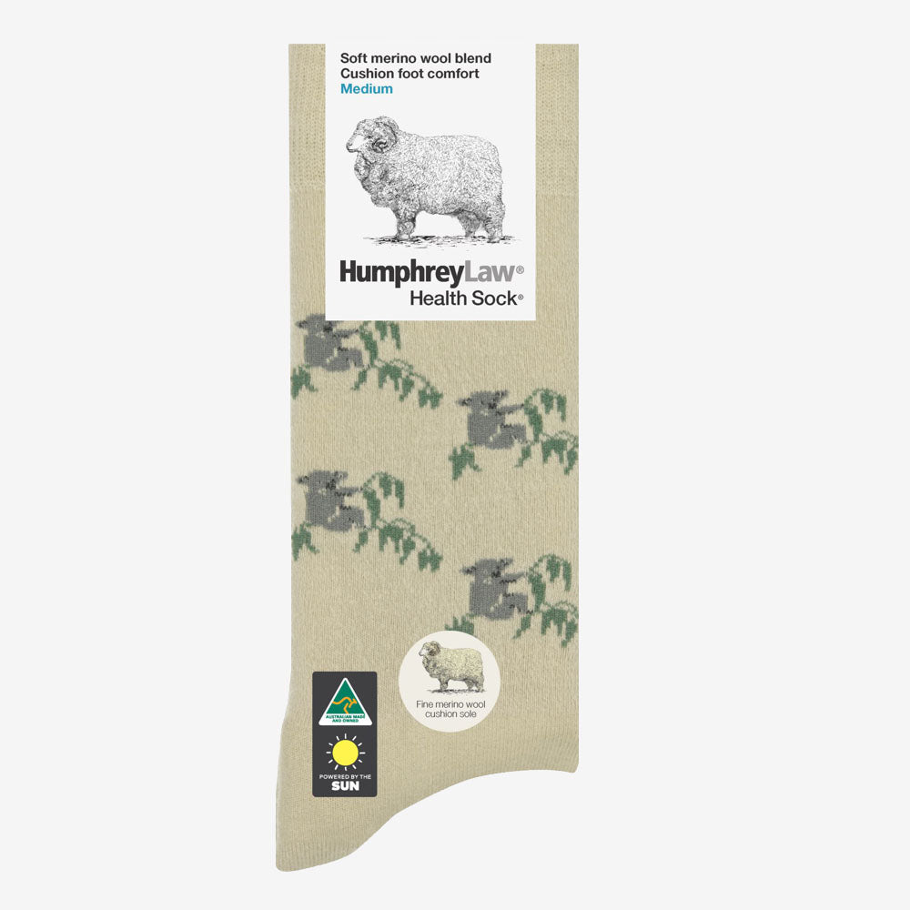Humphrey Law Health Sock Sock - Tourist Patterns - Cushion Sole