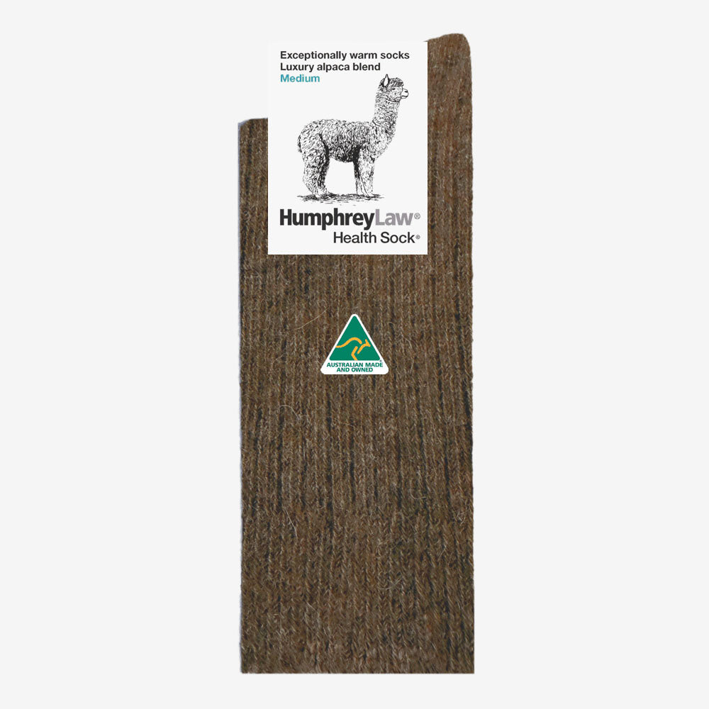 Humphrey Law Alpaca & Wool Blend Socks brown