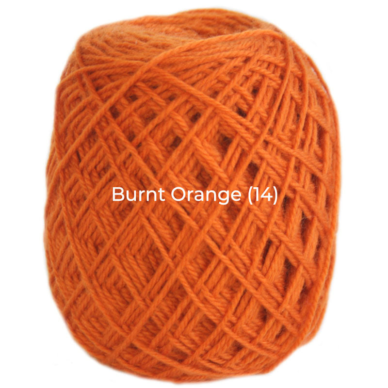 Nundle Collection 4 Ply Sock Yarn - Burnet Orange