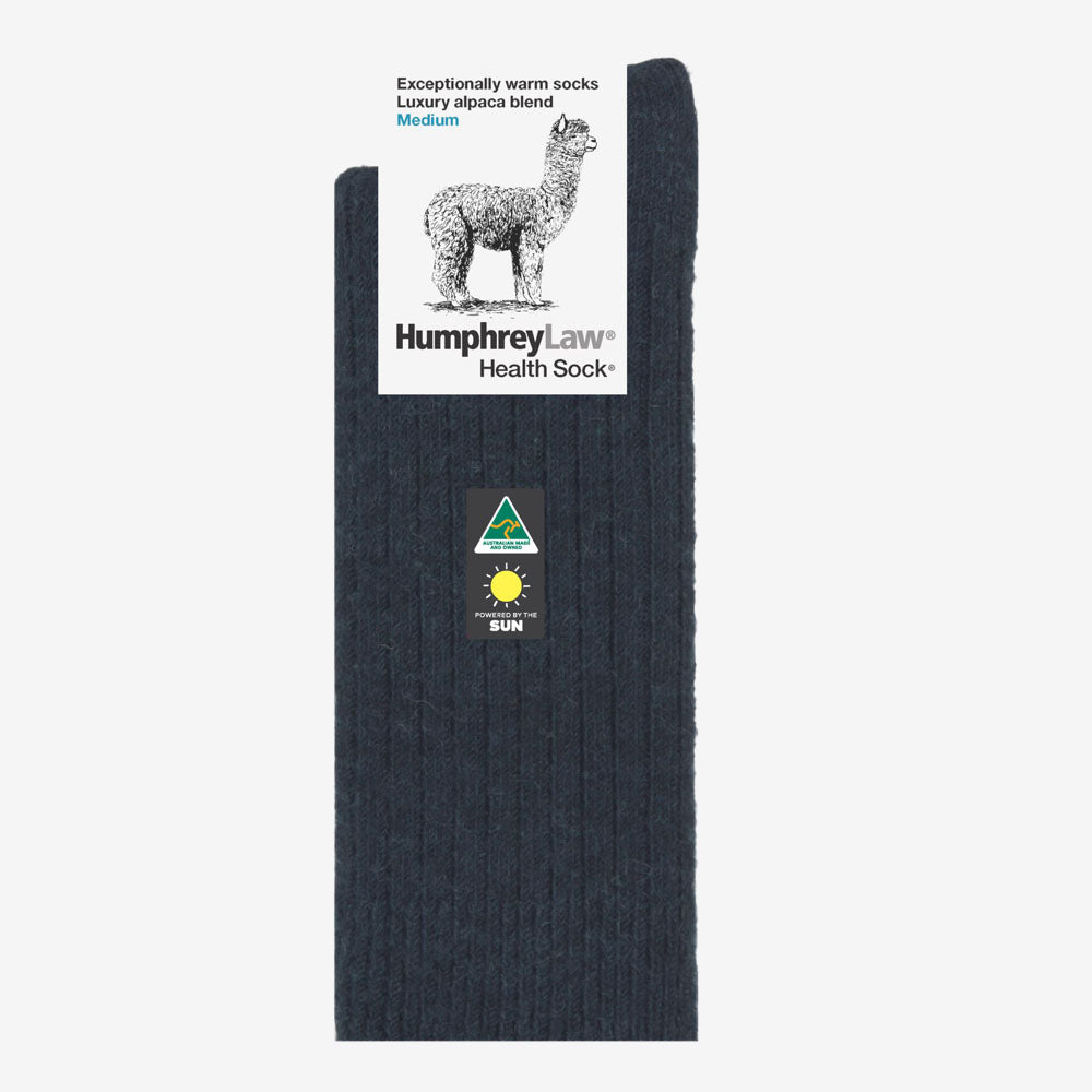 Humphrey Law Alpaca & Wool Blend Socks charcoal