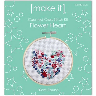 Make it Mini Cross Stitch Kit with Hoop