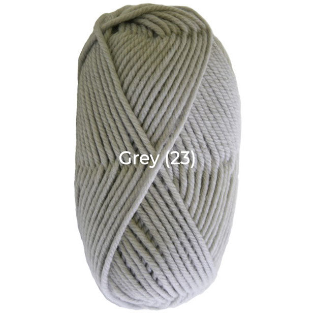 Grey (23) Nundle Collection 12 Ply Chaffey Yarn