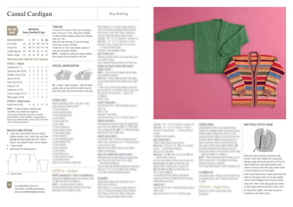 HERILOOM FEEL GOOD KNITS LEAFLET 008