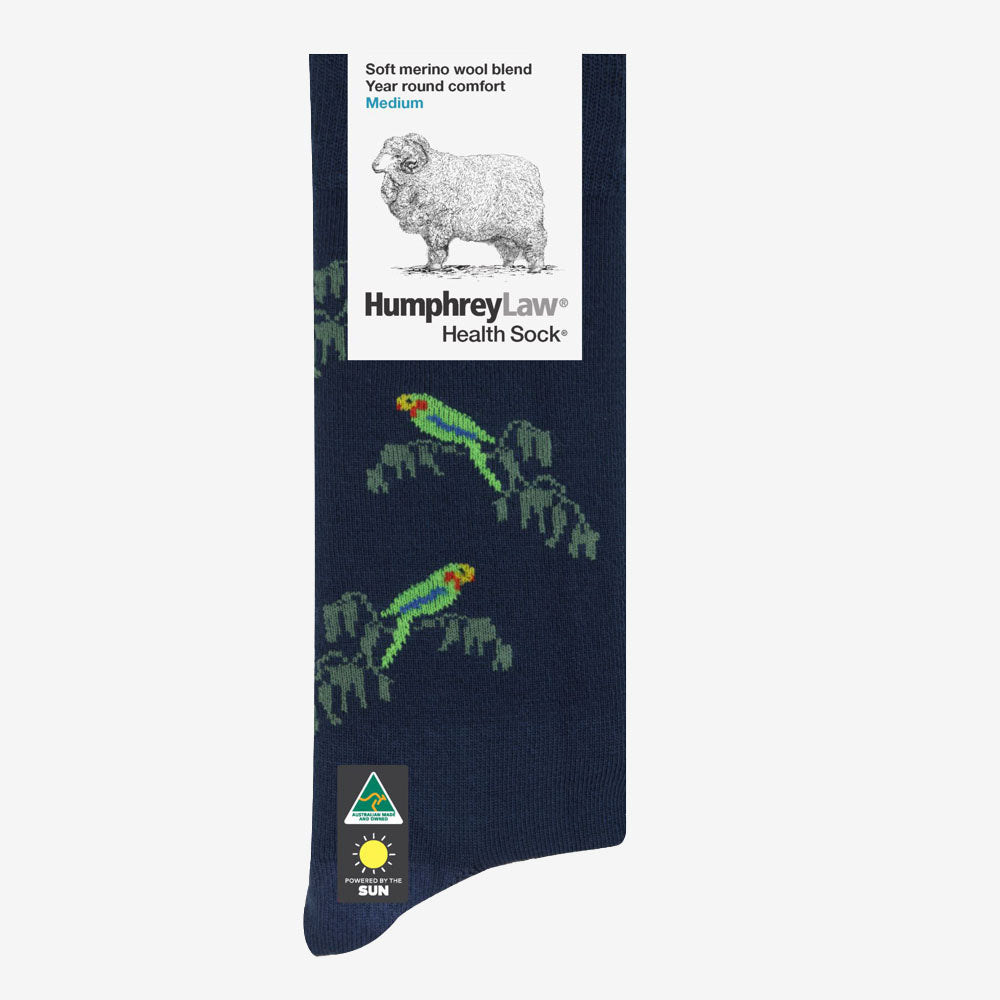 Humphrey Law Health Sock - Tourist Patterns