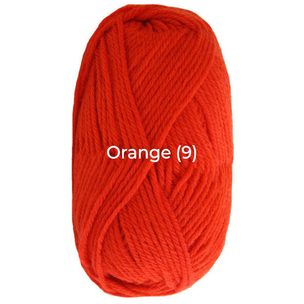 Orange (9) Nundle Collection 12 Ply Chaffey Yarn