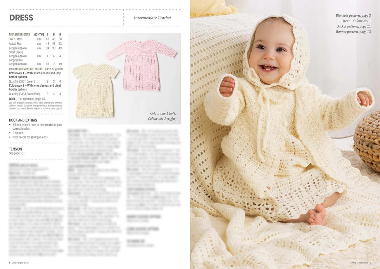 Patons Little Delights Pattern Book 8035