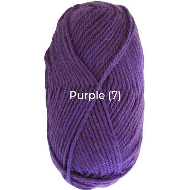 Purple (7) Nundle Collection 12 Ply Chaffey Yarn