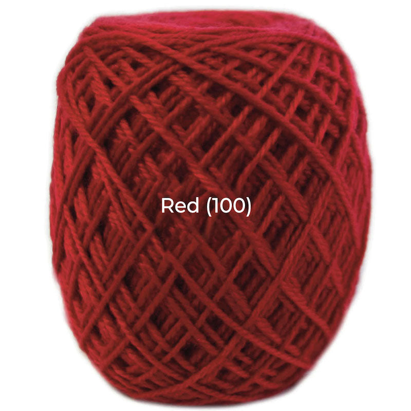 Nundle Collection 4 Ply Sock Yarn - Red