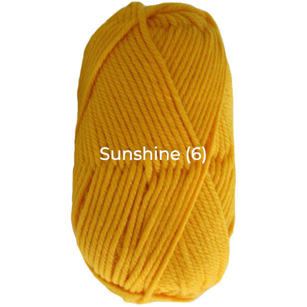 Sunshine (6) Nundle Collection 12 Ply Chaffey Yarn