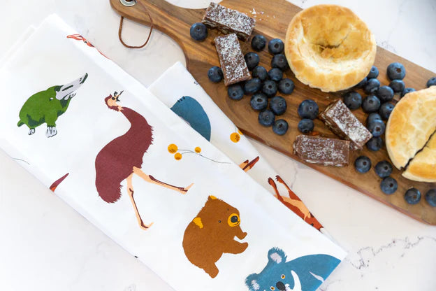 Tea Towel - Australian Animals