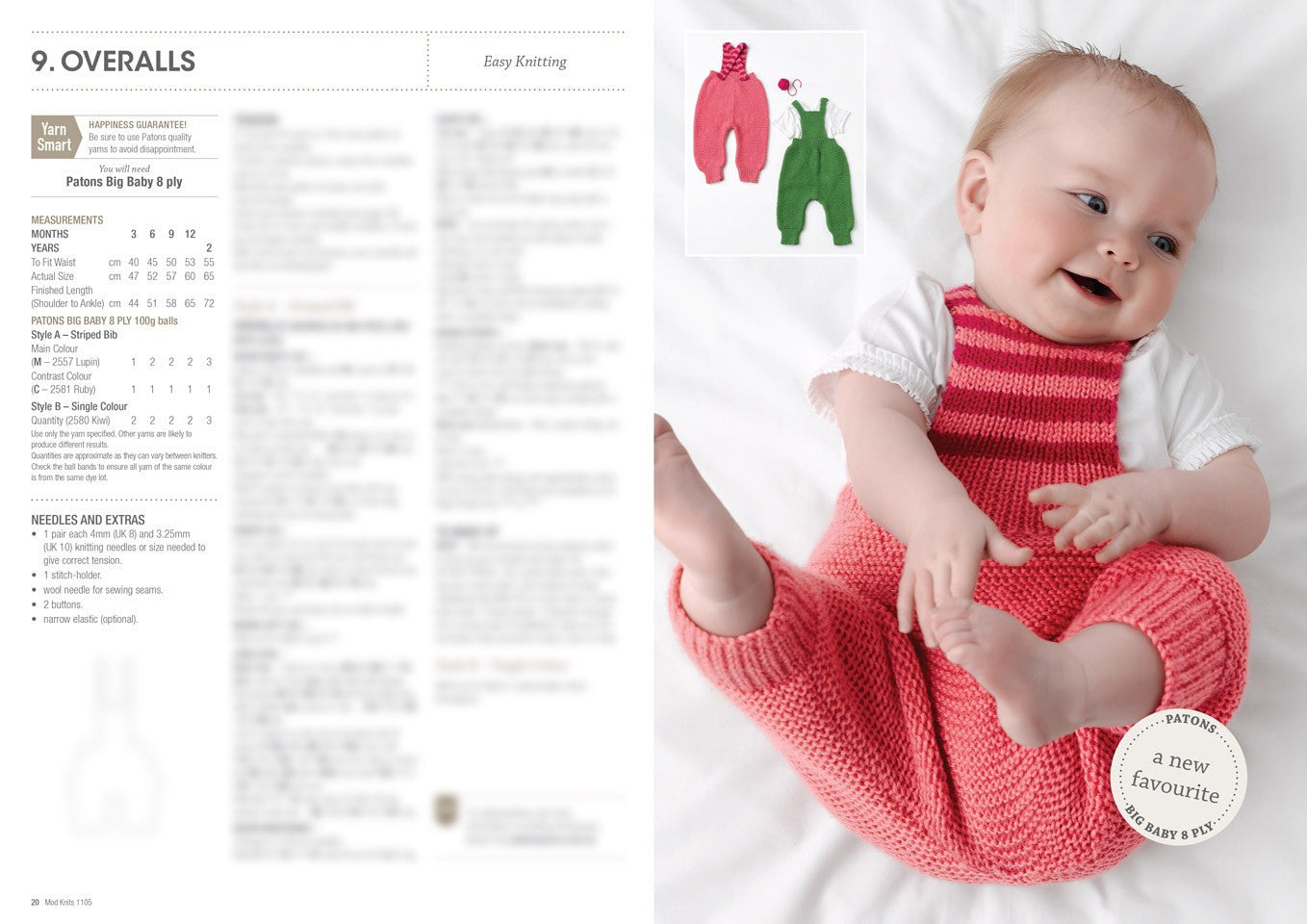 Patons Mod Knits in Big Baby