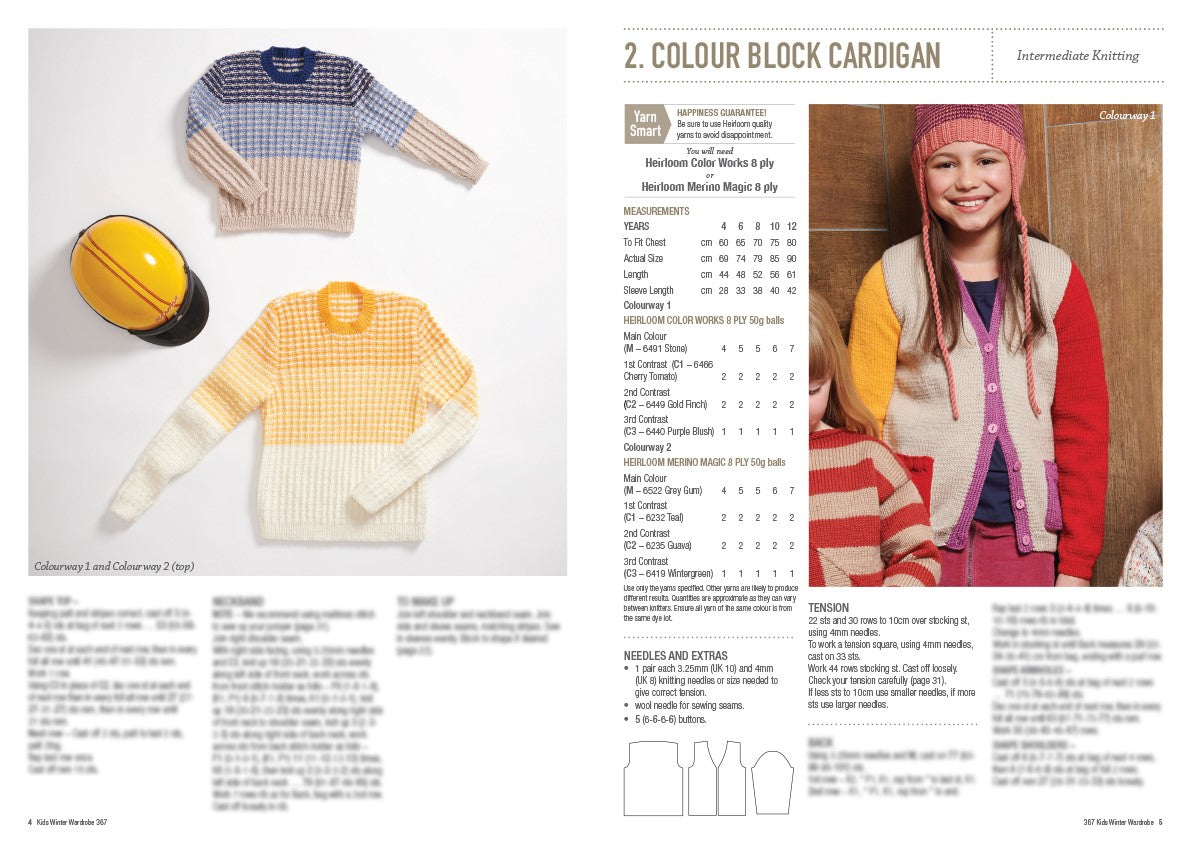 Cleckheaton Kids Winter Wardrobe Book 367