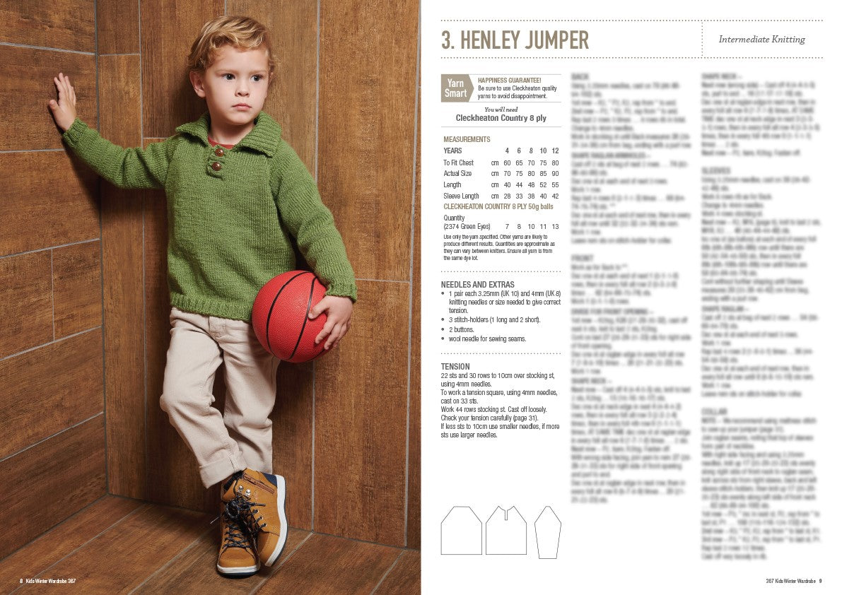 Cleckheaton Kids Winter Wardrobe Book 367