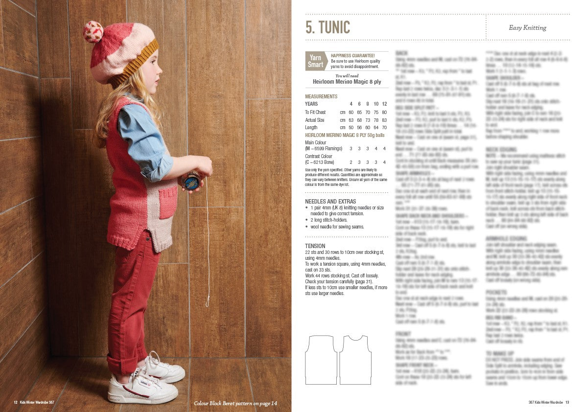 Cleckheaton Kids Winter Wardrobe Book 367