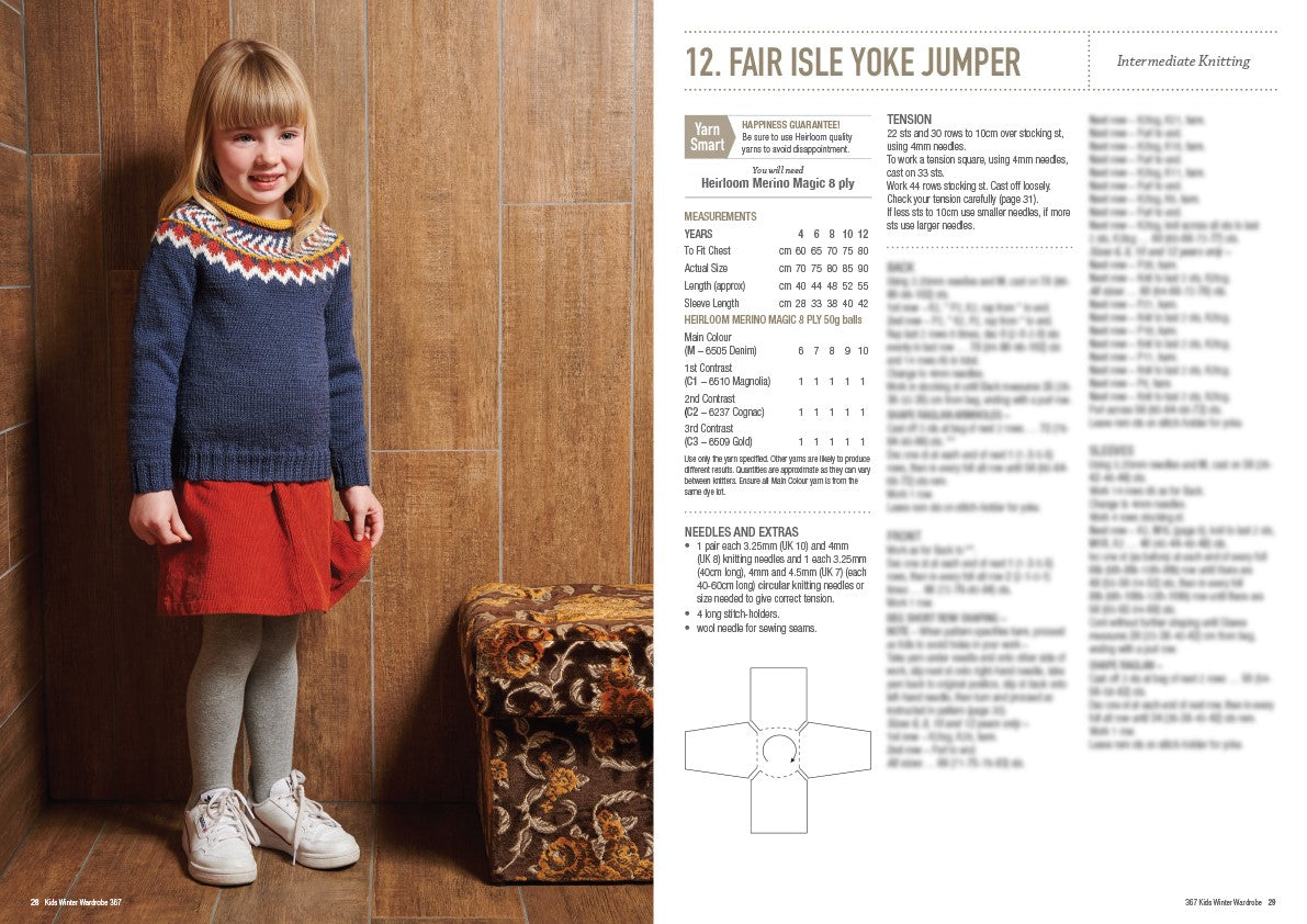Cleckheaton Kids Winter Wardrobe Book 367
