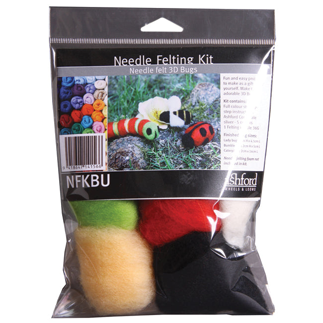 Ashford Needle Felting Kit - Bugs
