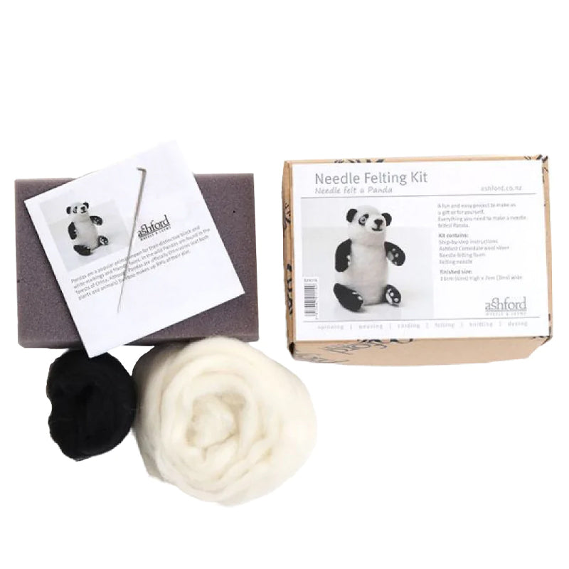 Ashford Needle Felting Kit Panda