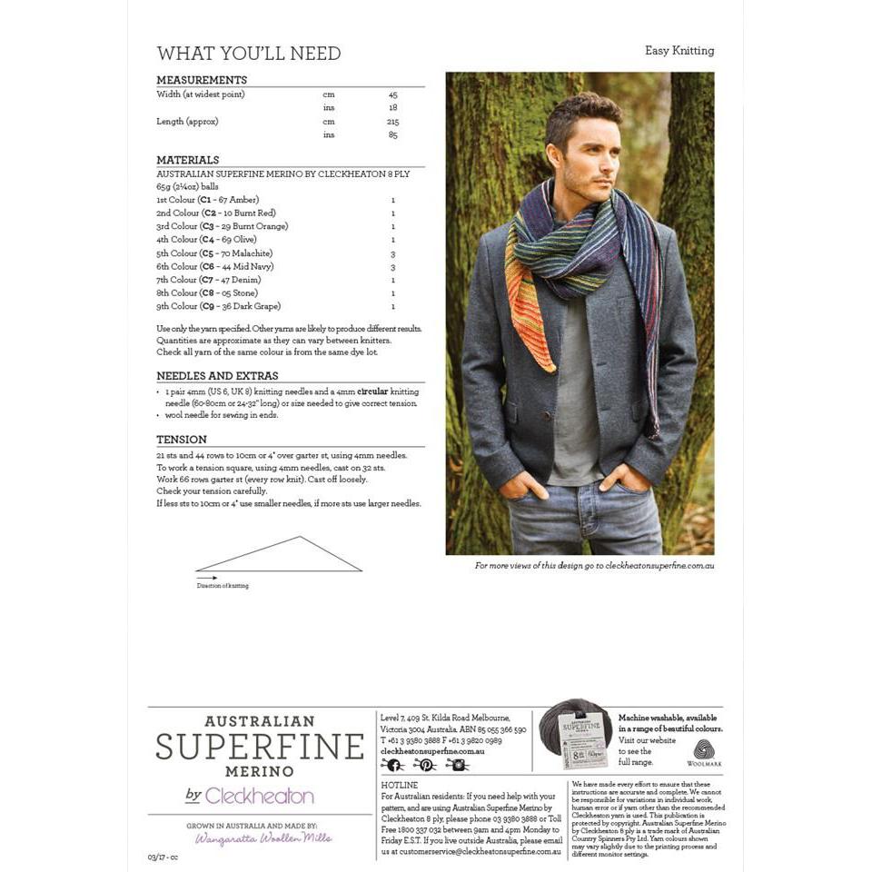 Lichen Scarf Pattern 465