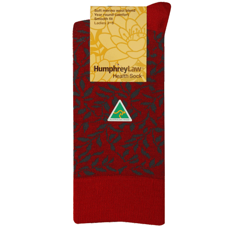 Humphrey Law Health Sock - Leaves