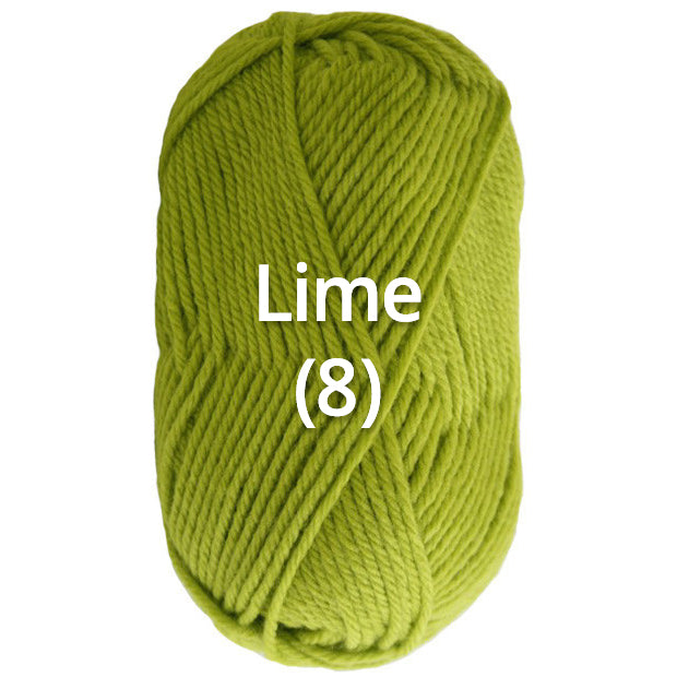Lime- Nundle Collection 8 Ply Chaffey Yarn