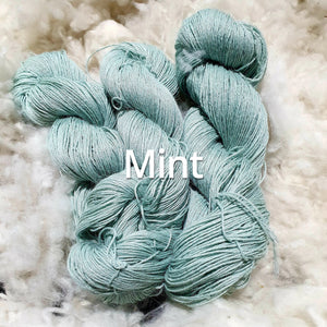 Mint - Nundle Alpaca Merino Silk 4 ply Yarn