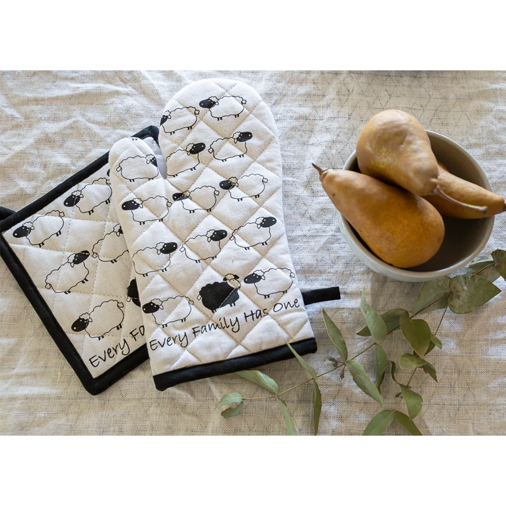 Oven Glove & Pot Holder EFHO Black Sheep