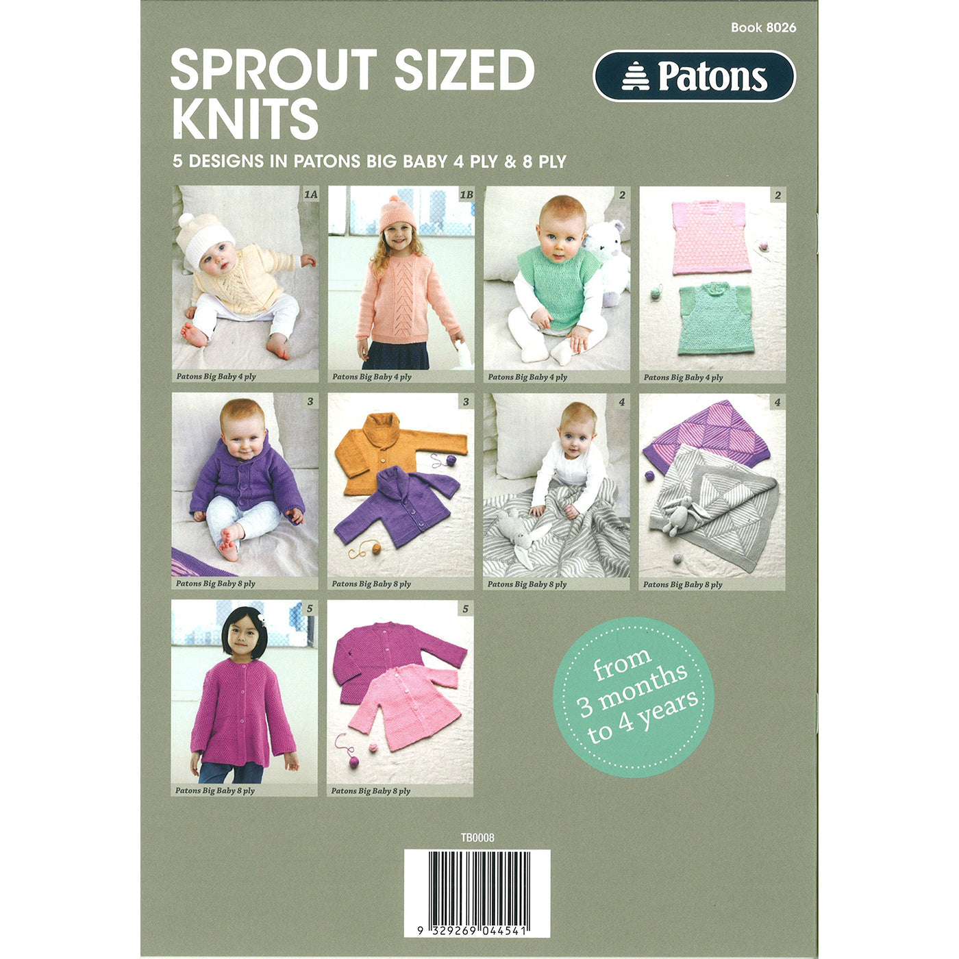 Patons Sprout Sized Knits