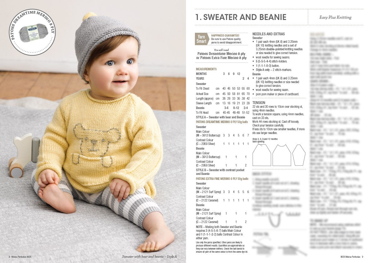 Patons Merino Perfection Book 8025