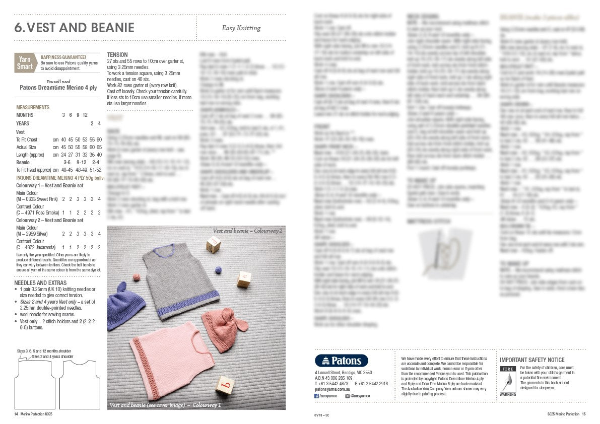 Patons Merino Perfection Book 8025