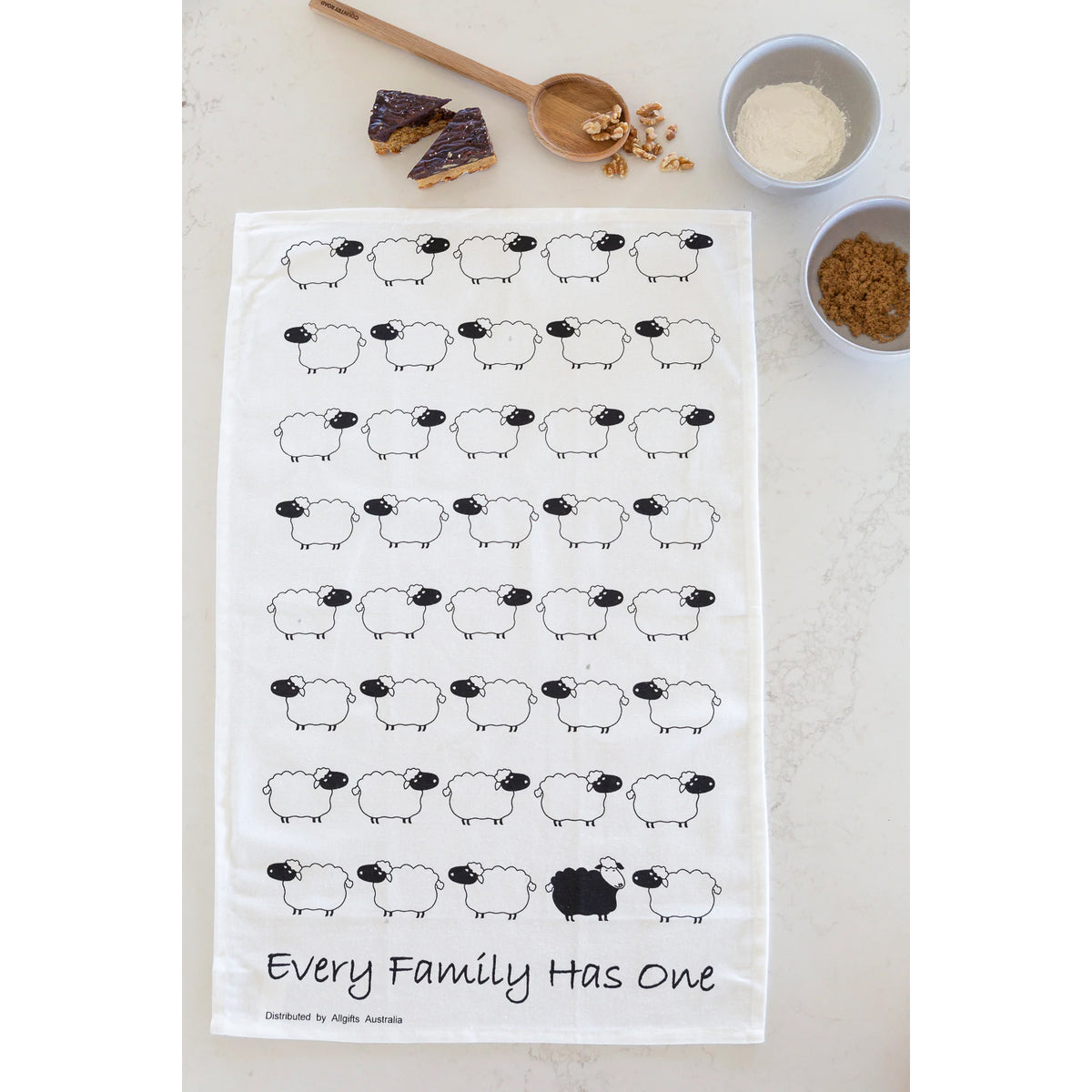 Tea Towel EFHO Black Sheep