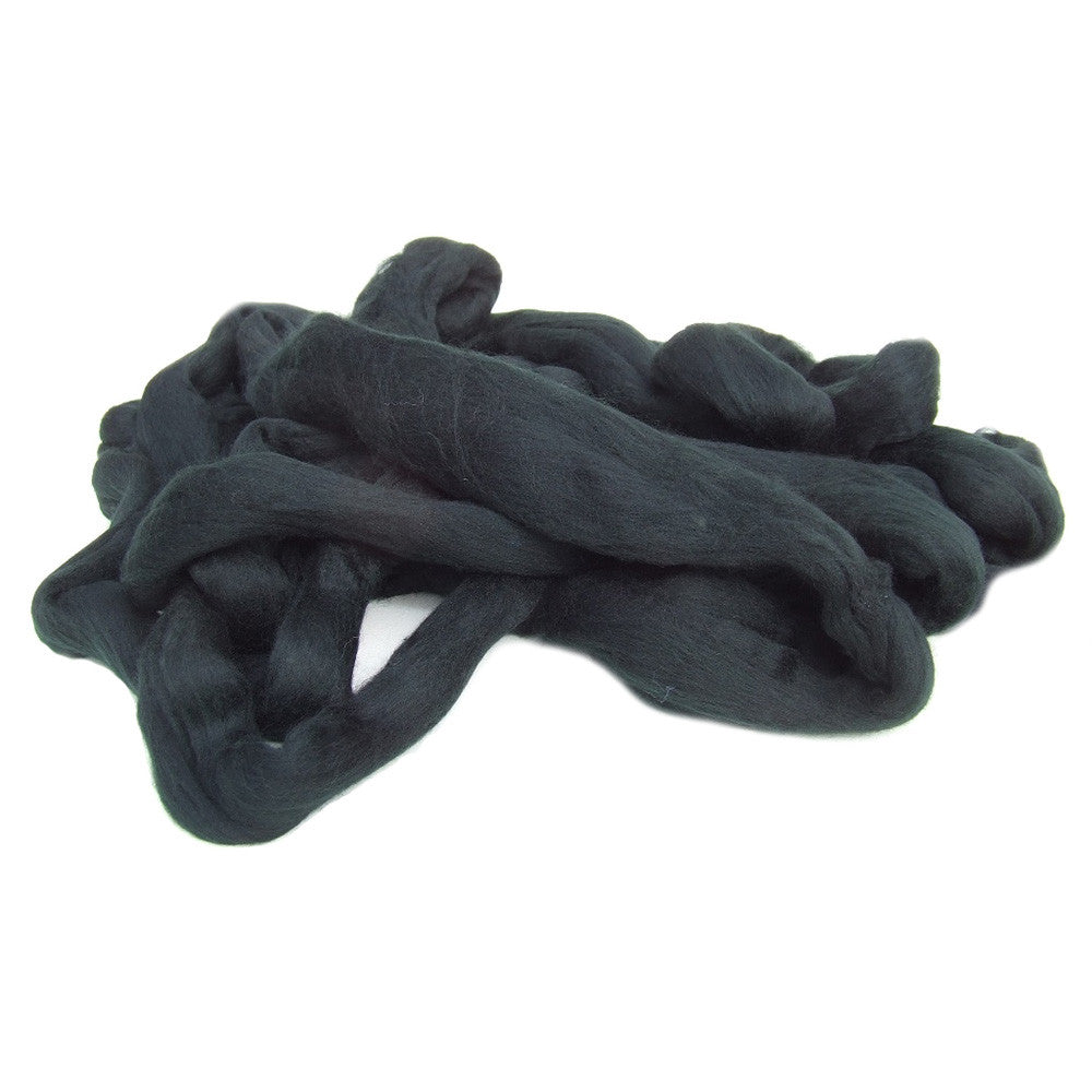 Merino Wool Top Black 1950g
