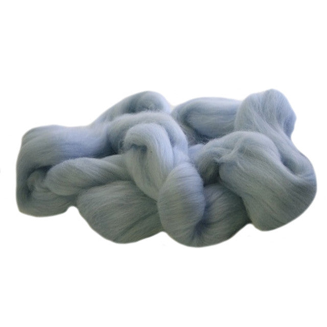 Merino Wool Top Pale Blue 450g