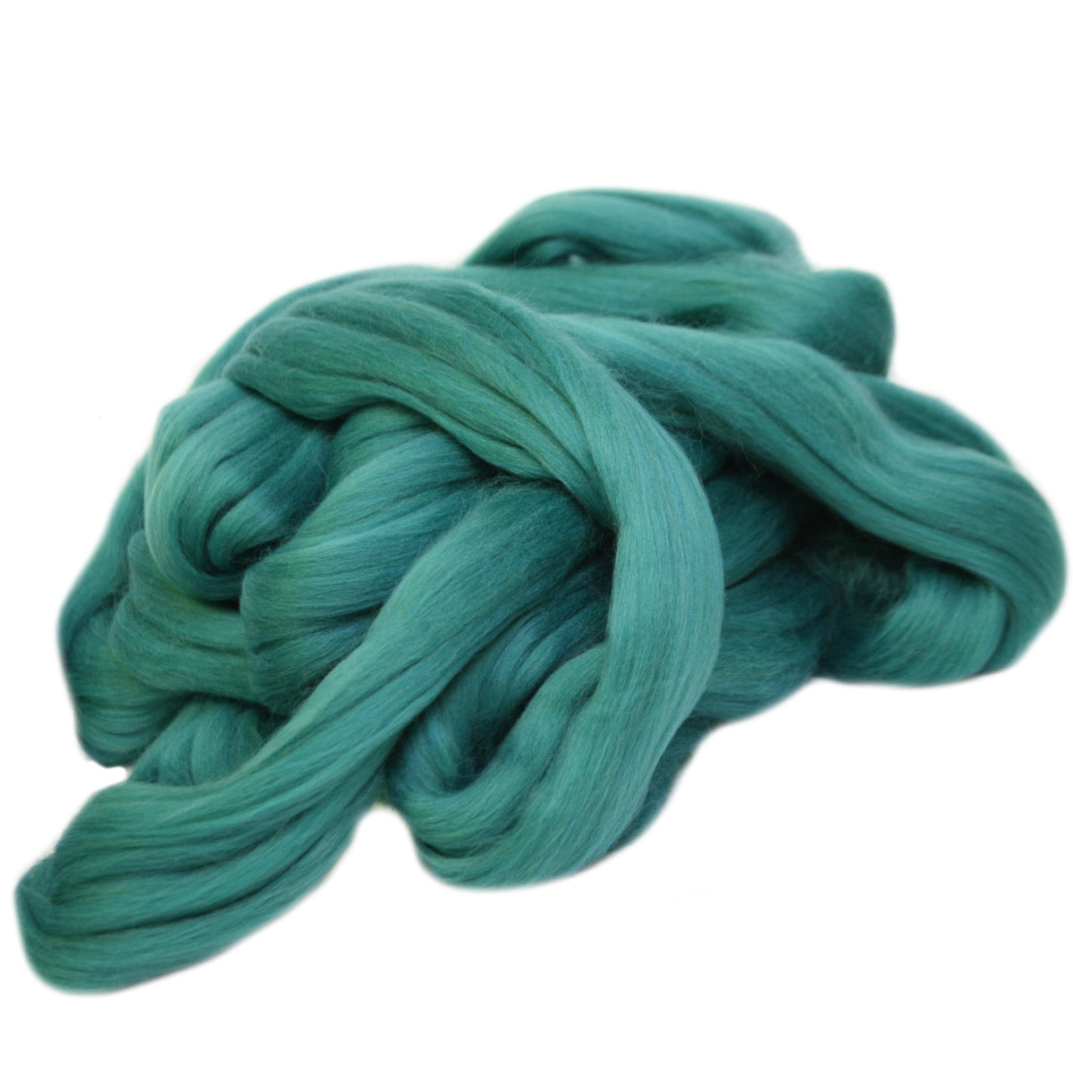 Merino wool top jade