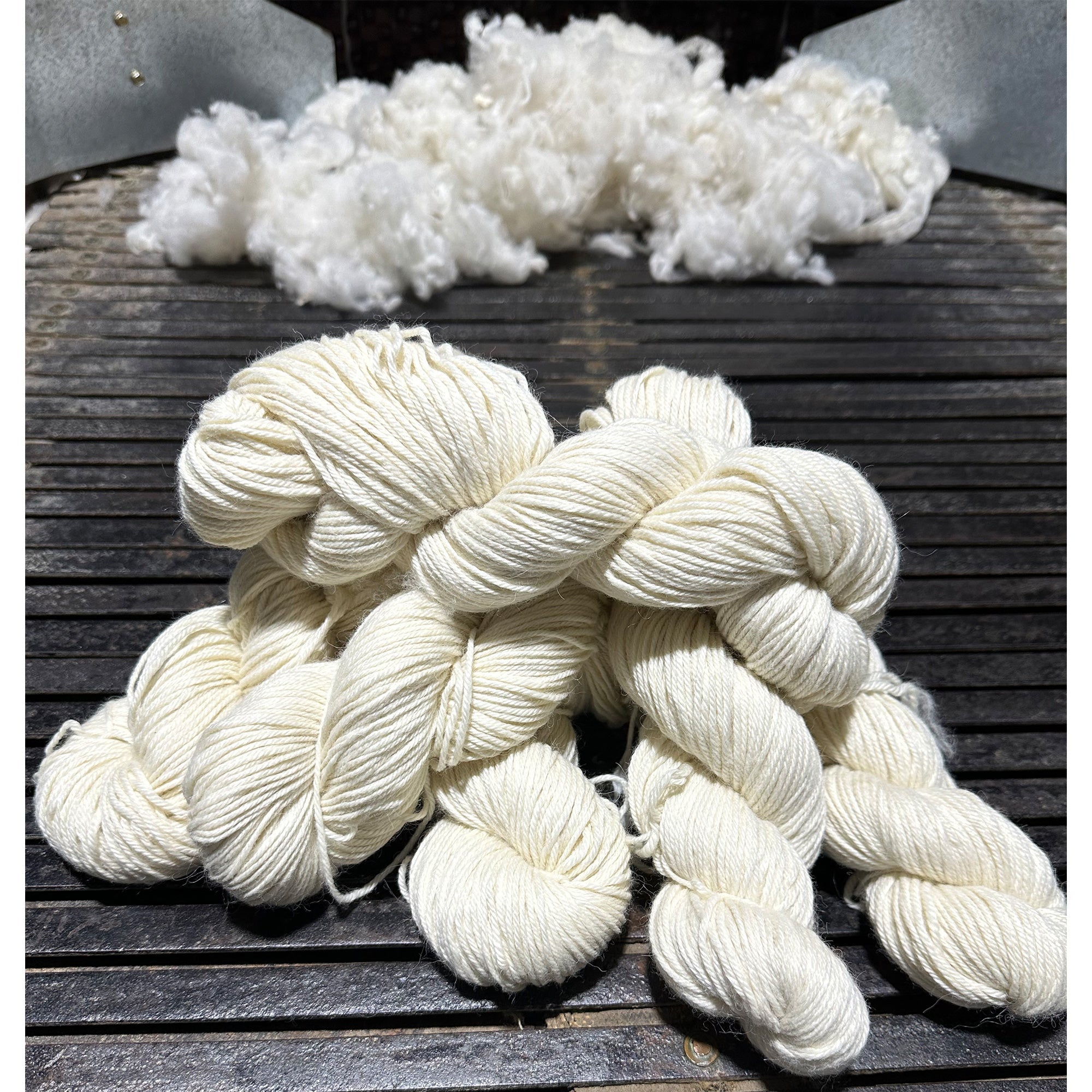 Undyed Wool & Yarn