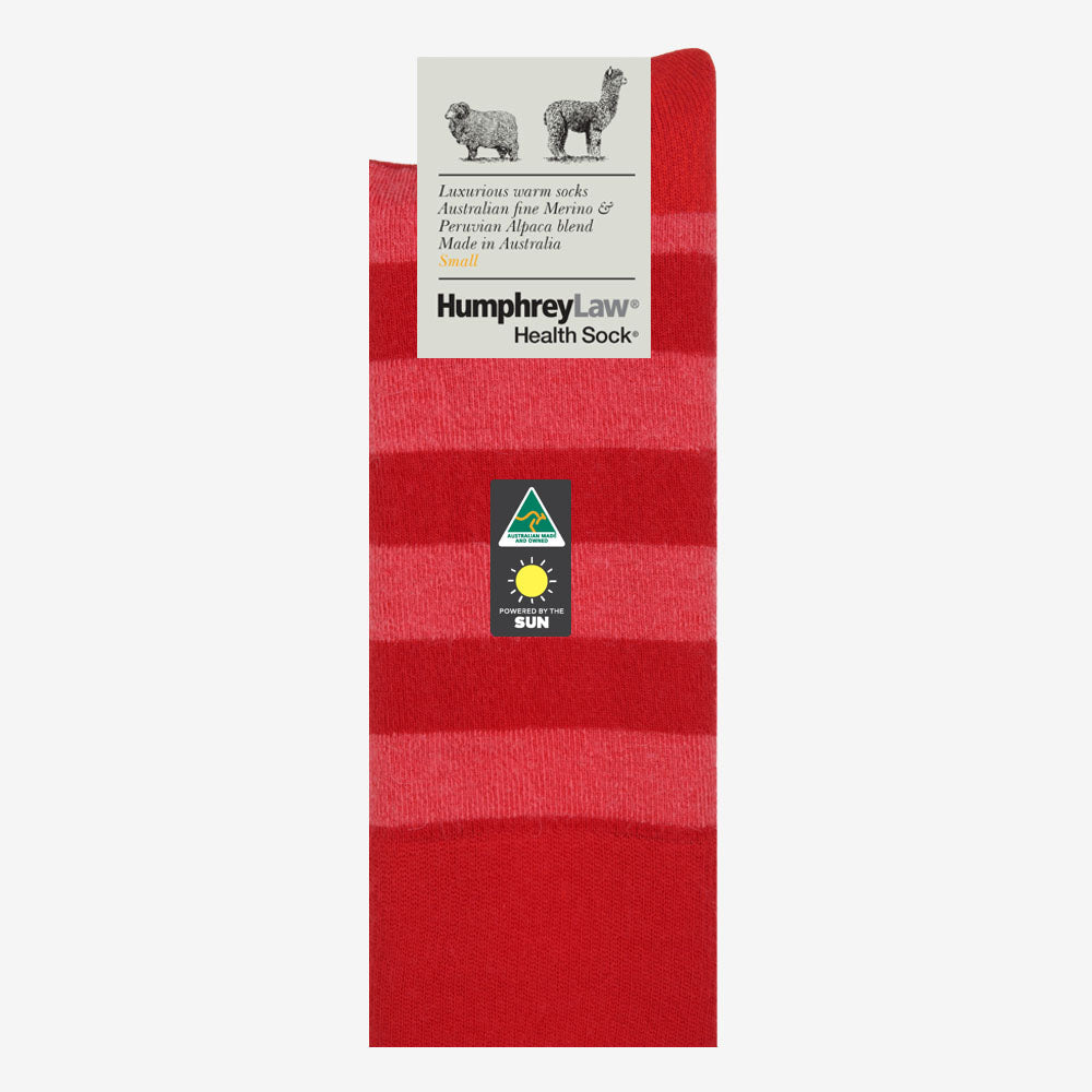 Humphrey Law Merino Alpaca Stripe Socks