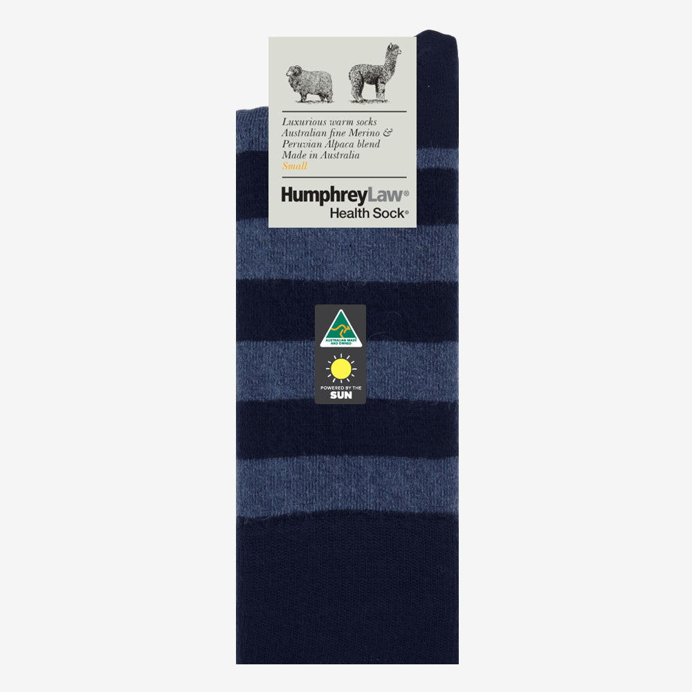 Humphrey Law Merino Alpaca Stripe Socks