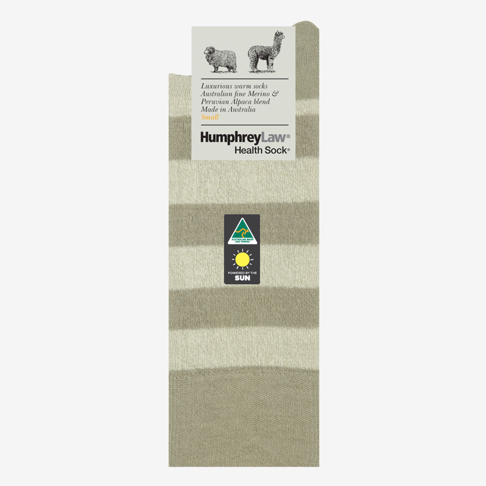 Humphrey Law Merino Alpaca Stripe Socks